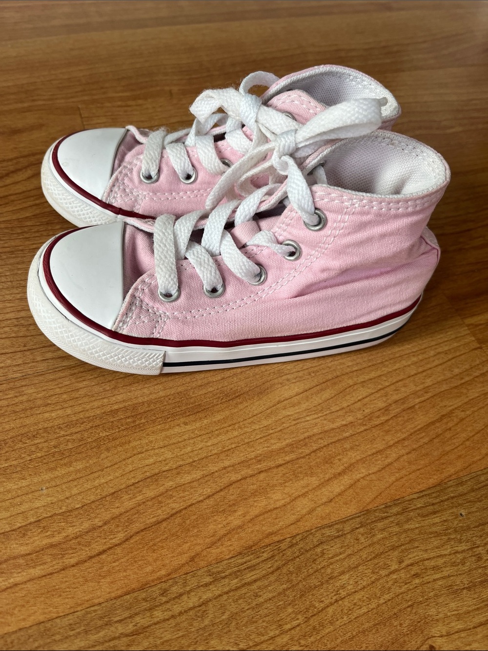 Converse all stars Kids Pink High-Top Canvas Sneakers